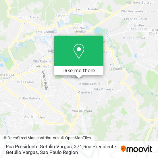 Rua Presidente Getúlio Vargas, 271,Rua Presidente Getúlio Vargas map