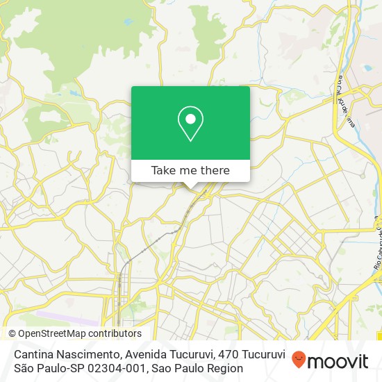 Cantina Nascimento, Avenida Tucuruvi, 470 Tucuruvi São Paulo-SP 02304-001 map