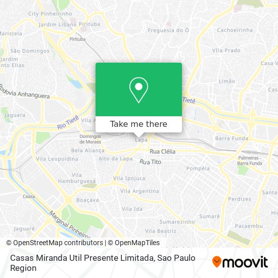 Casas Miranda Util Presente Limitada map