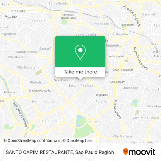 SANTO CAPIM RESTAURANTE map
