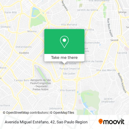 Mapa Avenida Miguel Estéfano, 42