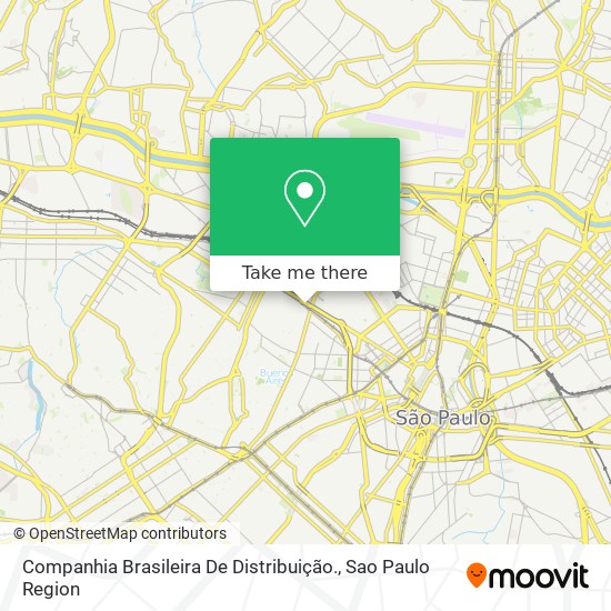 Mapa Companhia Brasileira De Distribuição.