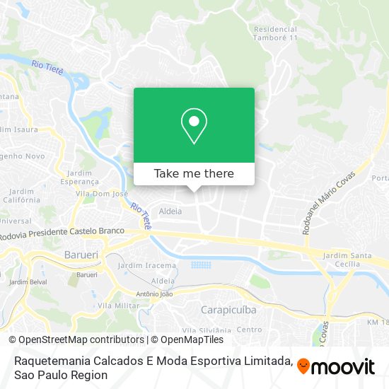 Raquetemania Calcados E Moda Esportiva Limitada map