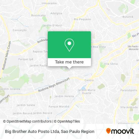 Big Brother Auto Posto Ltda map