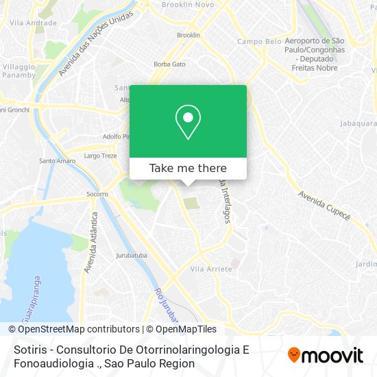 Mapa Sotiris - Consultorio De Otorrinolaringologia E Fonoaudiologia .