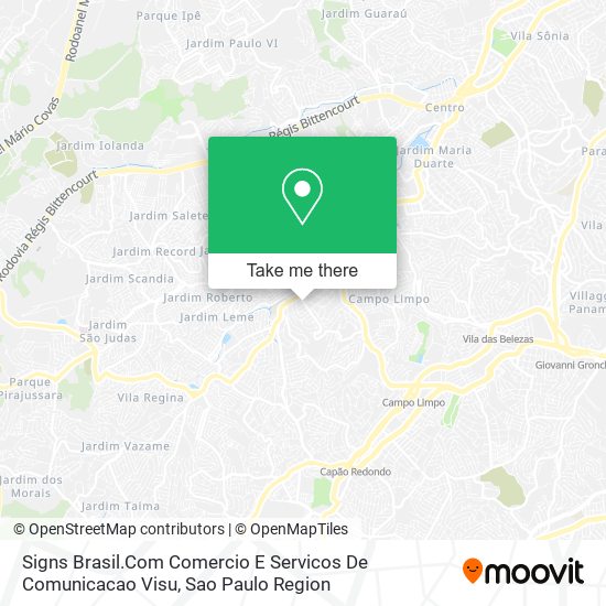 Mapa Signs Brasil.Com Comercio E Servicos De Comunicacao Visu