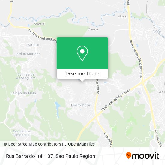 Rua Barra do Itá, 107 map