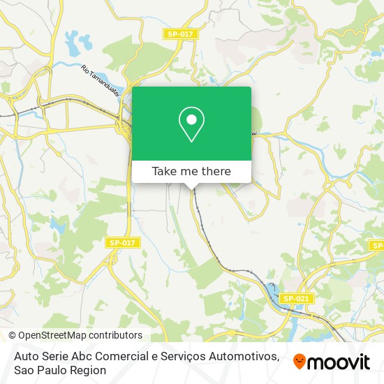 Auto Serie Abc Comercial e Serviços Automotivos map