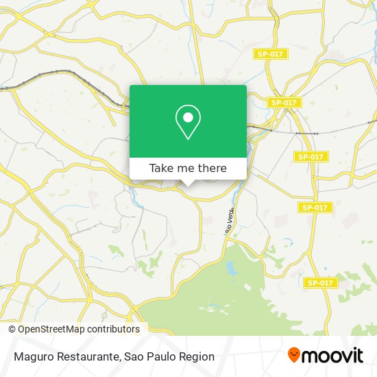 Mapa Maguro Restaurante