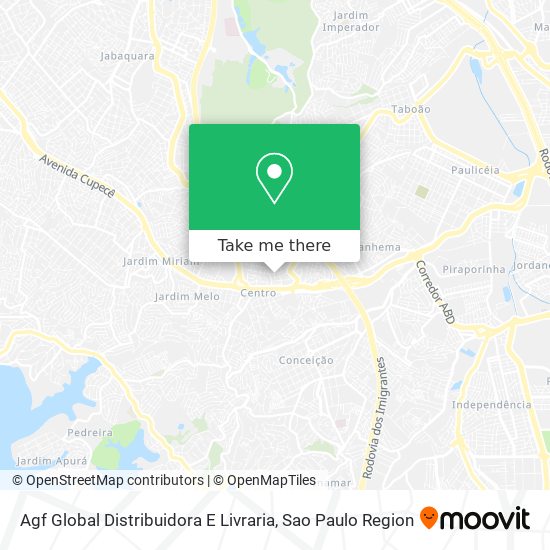 Agf Global Distribuidora E Livraria map