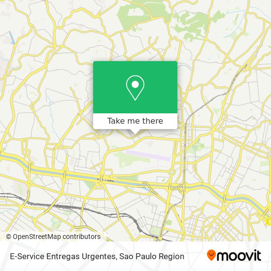 Mapa E-Service Entregas Urgentes