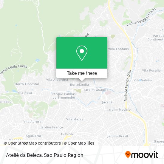 Ateliê da Beleza map