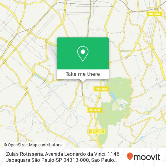 Zula's Rotisseria, Avenida Leonardo da Vinci, 1146 Jabaquara São Paulo-SP 04313-000 map