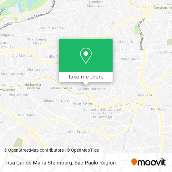 Mapa Rua Carlos Maria Steimberg