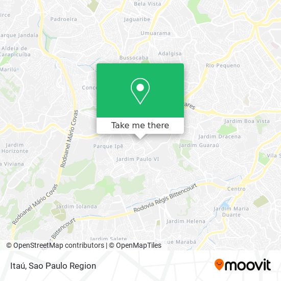 Itaú map