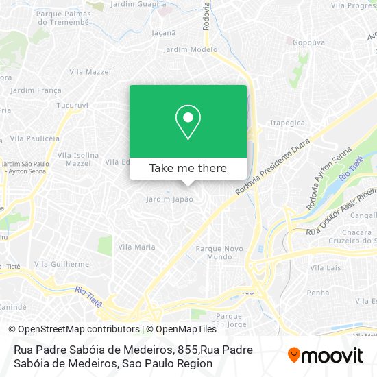 Mapa Rua Padre Sabóia de Medeiros, 855,Rua Padre Sabóia de Medeiros