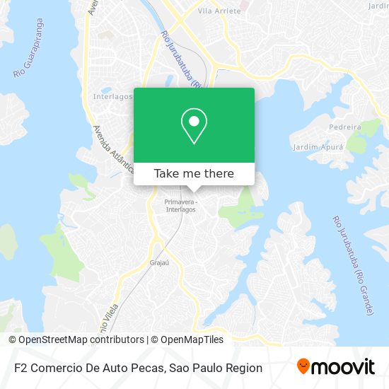 F2 Comercio De Auto Pecas map