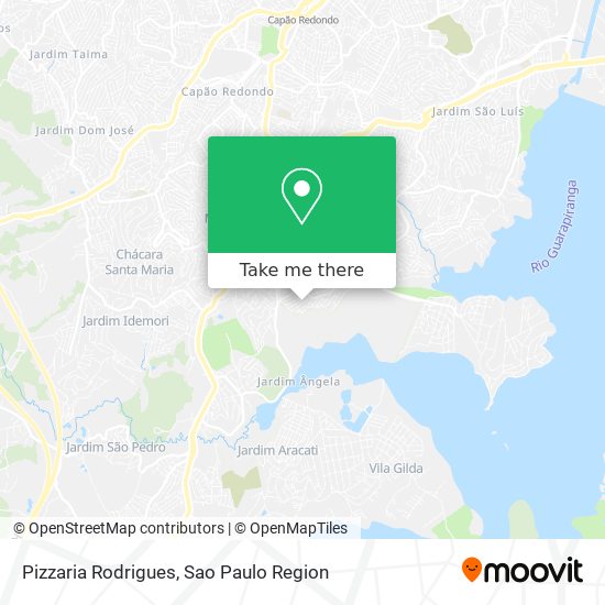 Pizzaria Rodrigues map