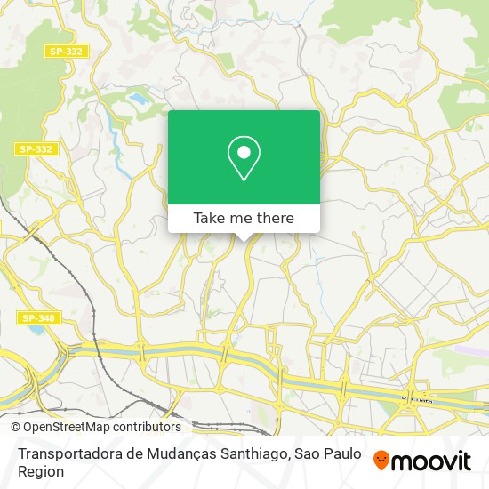 Mapa Transportadora de Mudanças Santhiago