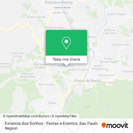 Estancia dos Sonhos - Festas e Eventos map