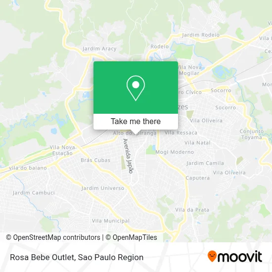 Rosa Bebe Outlet map