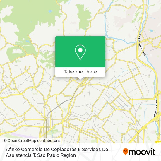 Mapa Afinko Comercio De Copiadoras E Servicos De Assistencia T