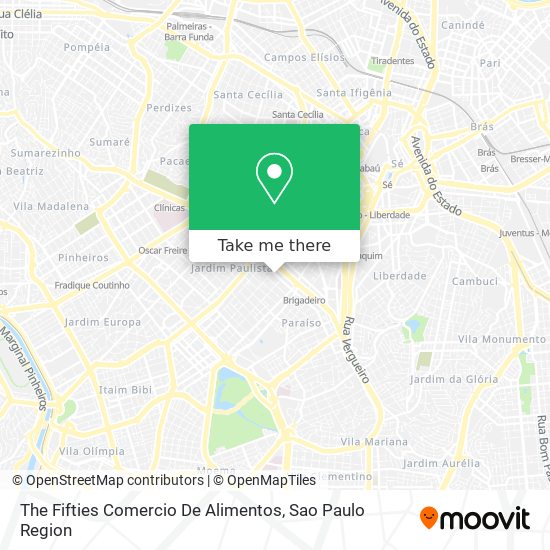 The Fifties Comercio De Alimentos map