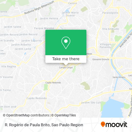 R. Rogério de Paula Brito map