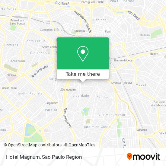 Hotel Magnum map