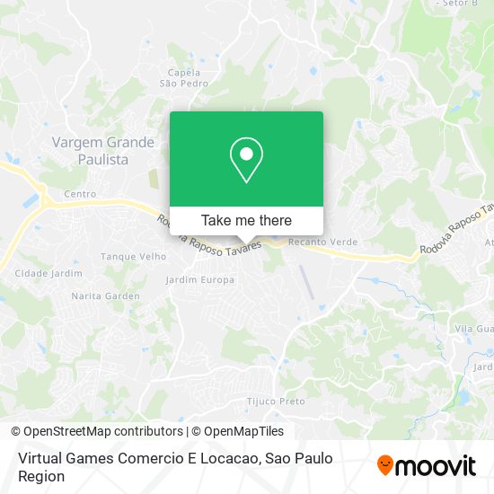 Mapa Virtual Games Comercio E Locacao