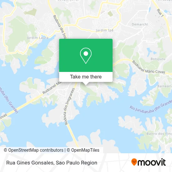 Rua Gines Gonsales map