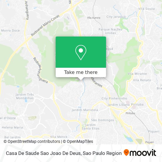 Casa De Saude Sao Joao De Deus map