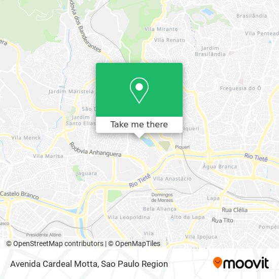 Avenida Cardeal Motta map