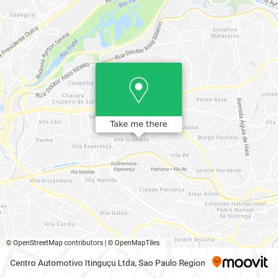 Centro Automotivo Itinguçu Ltda map
