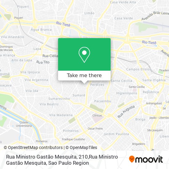 Mapa Rua Ministro Gastão Mesquita, 210,Rua Ministro Gastão Mesquita