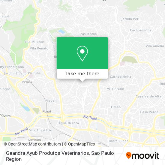 Geandra Ayub Produtos Veterinarios map