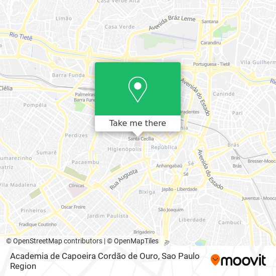Academia de Capoeira Cordão de Ouro map