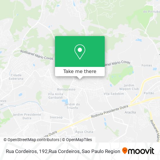 Rua Cordeiros, 192,Rua Cordeiros map