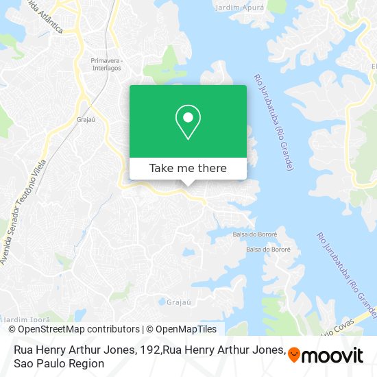 Mapa Rua Henry Arthur Jones, 192,Rua Henry Arthur Jones