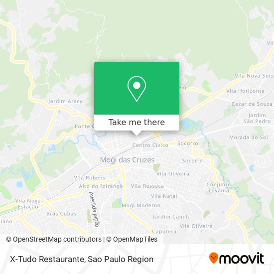 X-Tudo Restaurante map