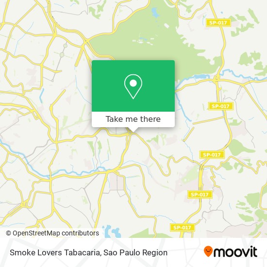 Mapa Smoke Lovers Tabacaria