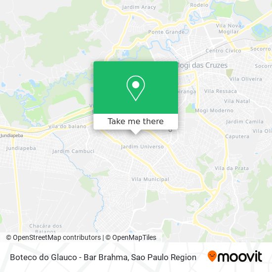 Mapa Boteco do Glauco - Bar Brahma