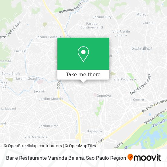 Bar e Restaurante Varanda Baiana map