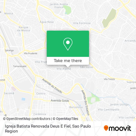 Mapa Igreja Batista Renovada Deus E Fiel