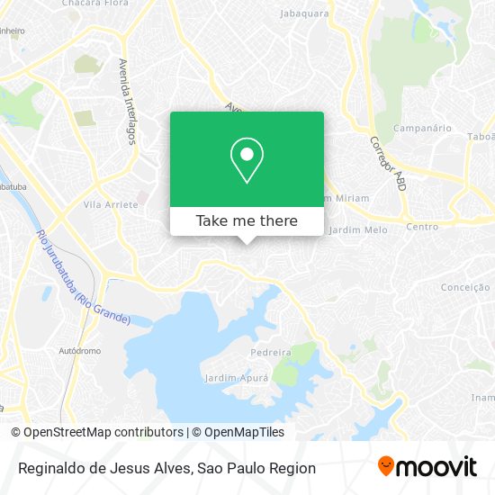 Reginaldo de Jesus Alves map