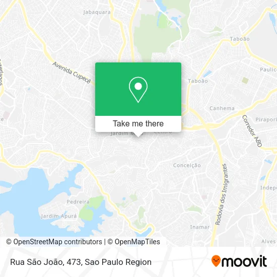 Rua São João, 473 map