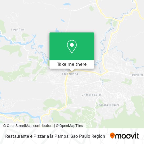 Restaurante e Pizzaria la Pampa map