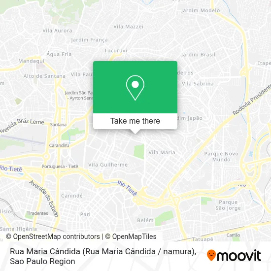 Rua Maria Cândida map