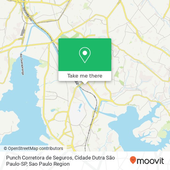 Punch Corretora de Seguros, Cidade Dutra São Paulo-SP map