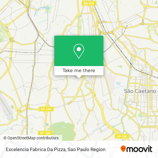 Excelencia Fabrica Da Pizza map